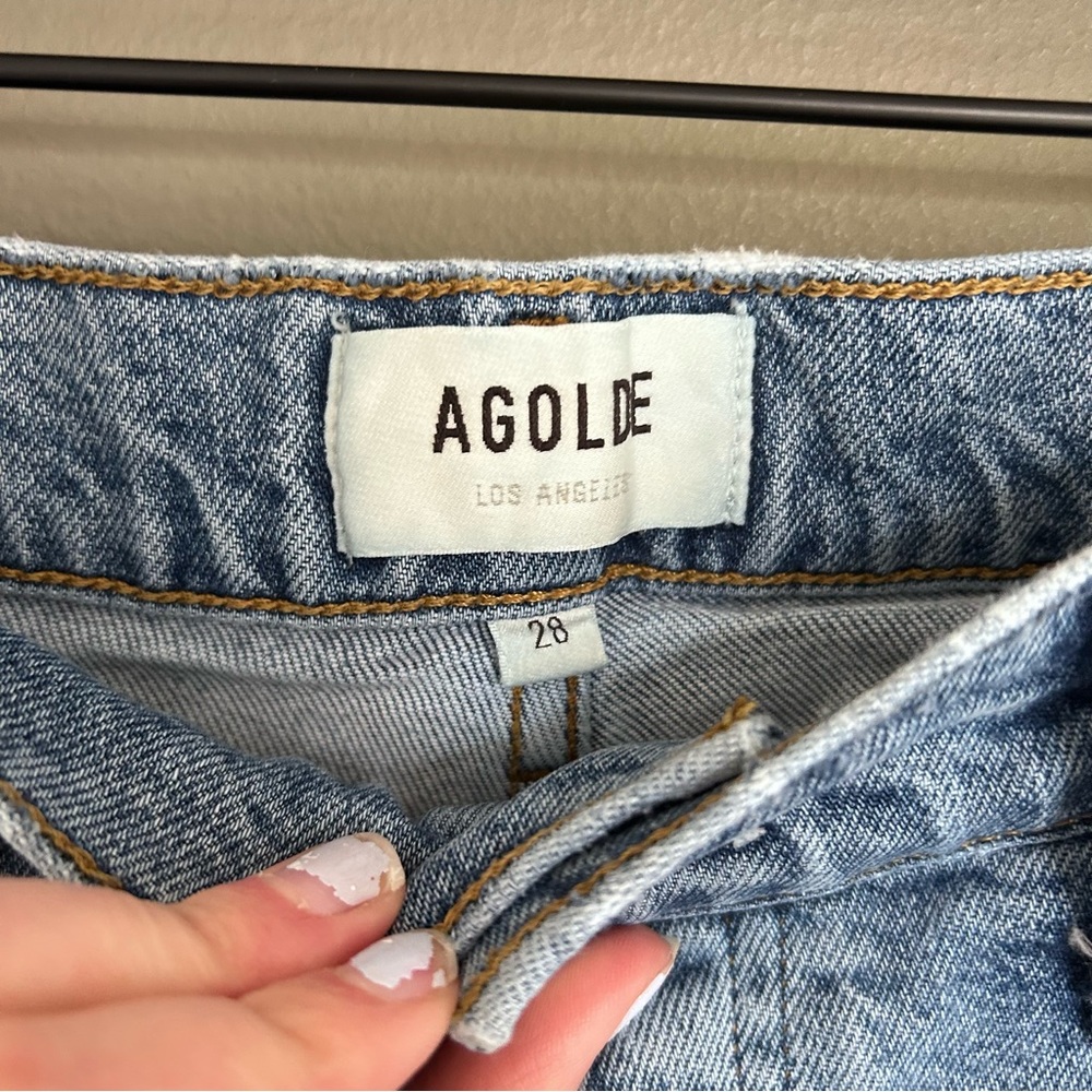 Agolde Riley high rise straight Jean size 28 - Picture 6 of 9